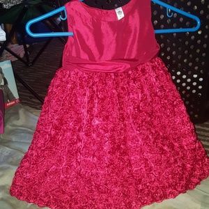 Red girls dress